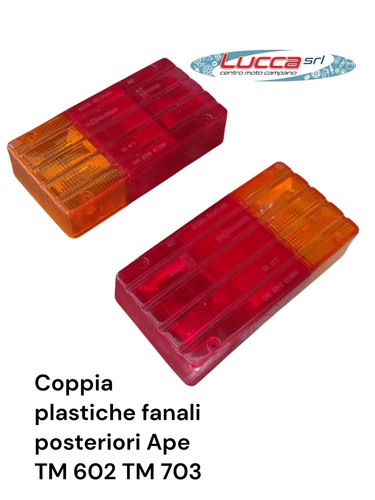 Coppia plastiche fanali - coppia,